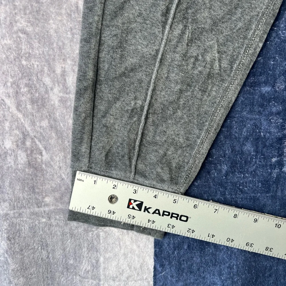 Polo Ralph Lauren‎ Mens Gray Velour Jogger Pant Sweatpants Medium Gray Heather